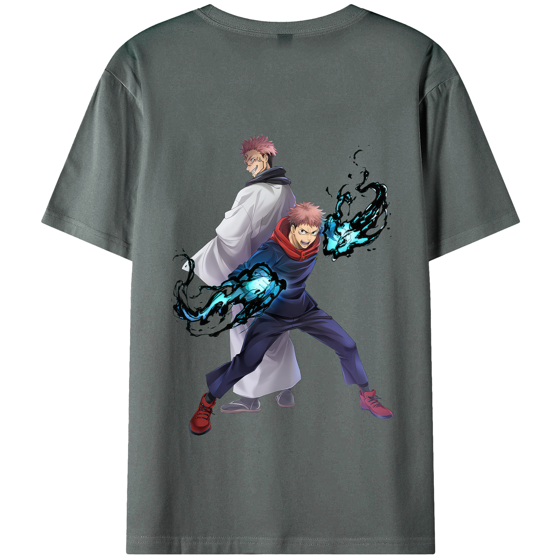 （画像用） 呪術廻戦 Jujutsu Kaisen 綿100％半袖Tシャツ（背面プリント）